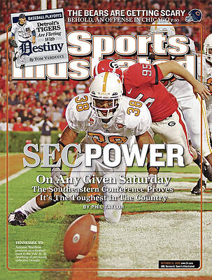 SEC Power Sports Illustrated Cover Photograph