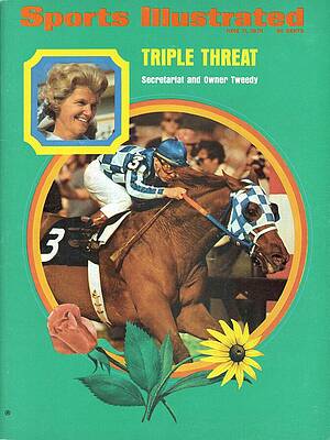 Secretariat and Owner Tweedy Racing Highlight Photograph
