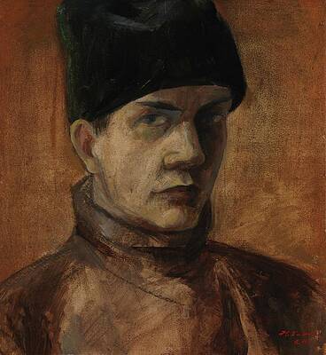 Gaze Painting - Self-portrait by Henry Ericsson