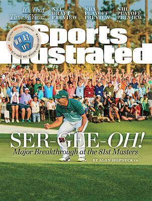 Golfer Celebrates Masters Victory Photograph