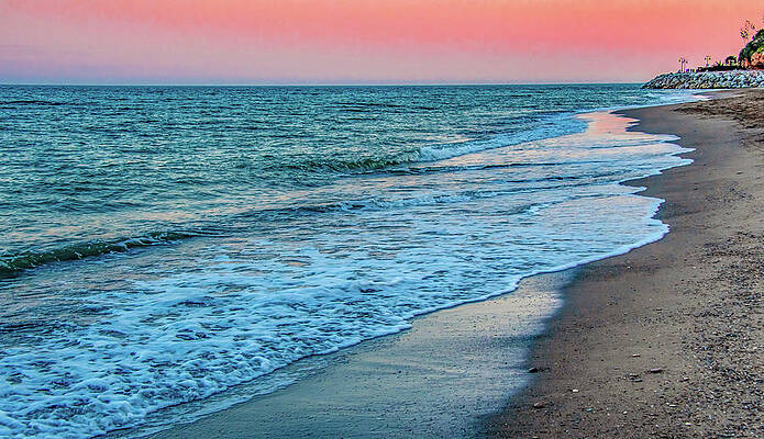 Sunset Photograph - Serenity At Sundown by Marcy Wielfaert