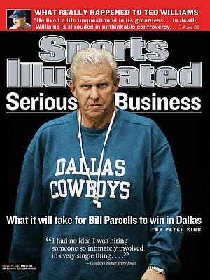 Bill Parcells on Sports Illustrated Photograph