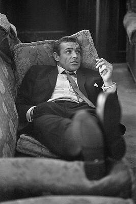 Sean Connery in Relaxed Pose Wall Art
