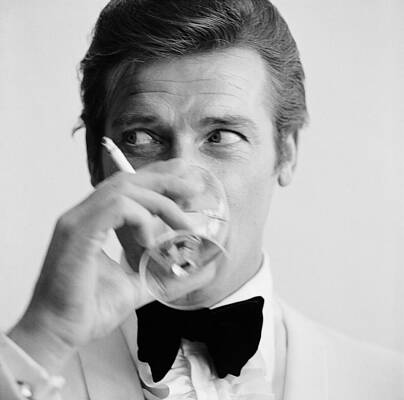 Man with Glass and Cigarette Wall Art