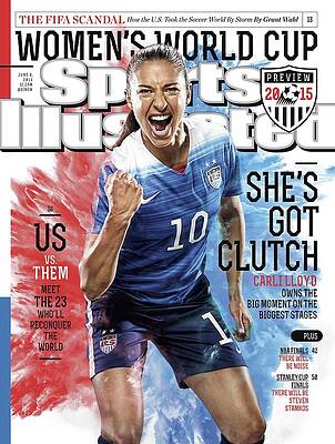 Carli Lloyd on Sports Illustrated Cover Photograph