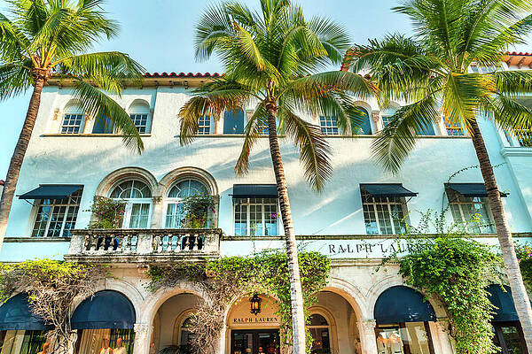 Shops On Worth Avenue by Laura Zeid