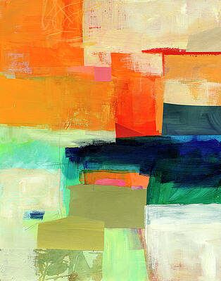 Vibrant Abstract Composition Wall Art