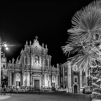Destination Wall Art featuring the photograph Sicily, Catania, Piazza Duomo, Italy by Alessandro Saffo