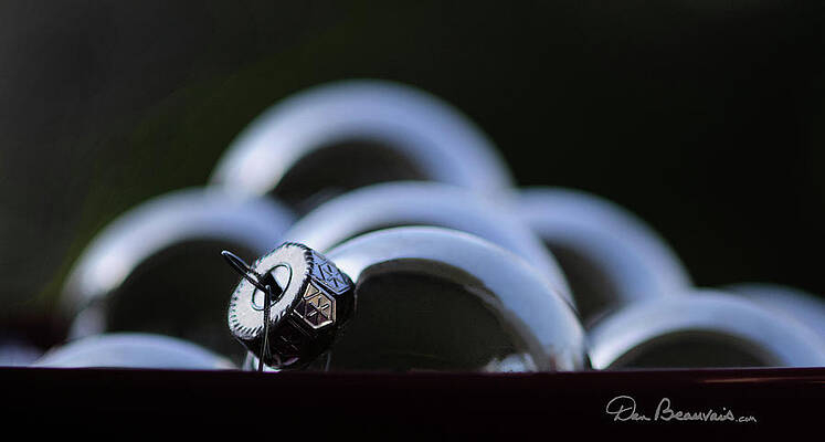 Abstract Photograph - Silver Bulbs 2479 by Dan Beauvais