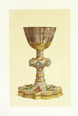 John Charles Robinson Painting - Silver Chalice In The Style Of The Fifteenth Century by John Charles Robinson