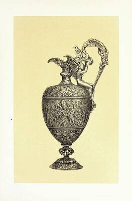 John Charles Robinson Painting - Silver Ewer by John Charles Robinson