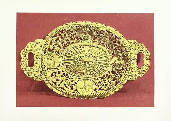 John Charles Robinson Painting - Silver-gilt Salverdutch Or Flemish by John Charles Robinson