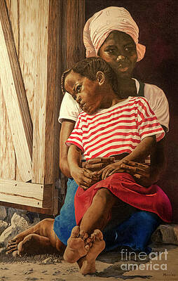 Wall Art featuring the painting Sisters And Friends by Nicole Minnis