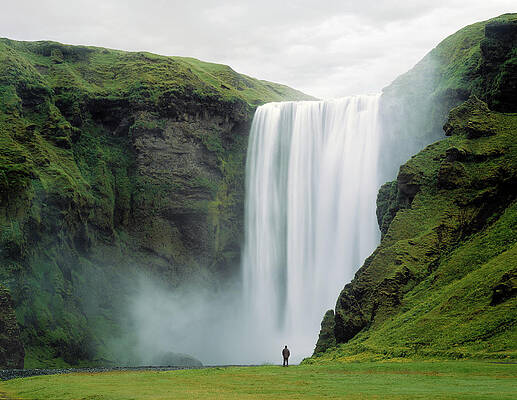 Majestic Waterfall Landscape Wall Art