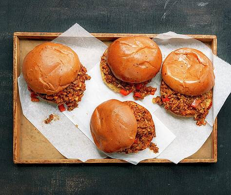 Sloppy Joes With Mushrooms Print