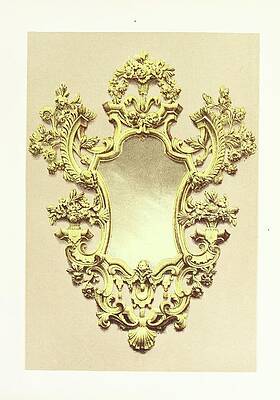 John Charles Robinson Painting - Small Mirror Frame, In Carved And Gilded Wood. Venetian by John Charles Robinson