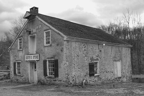 Wall Art featuring the photograph Smith's Store - Waterloo Village by Christopher Lotito