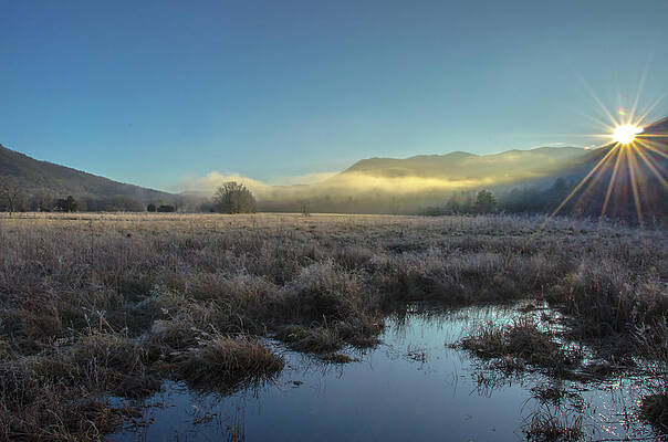 Tennessee Wall Art featuring the photograph Smoky Mountain Dawn by Douglas Wielfaert