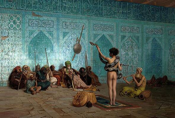 Jean Leon Gerome Painting - Snake Charmer by Jean-leon Gerome
