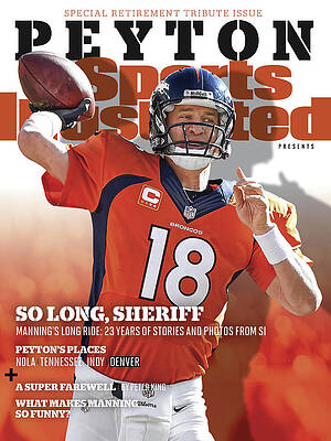 Peyton Manning Retirement Tribute Wall Art