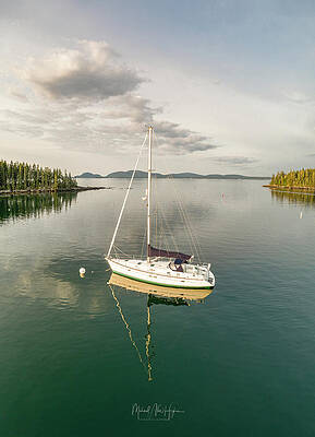 Maine Photograph - Sorrento Sailing by Veterans Aerial Media LLC