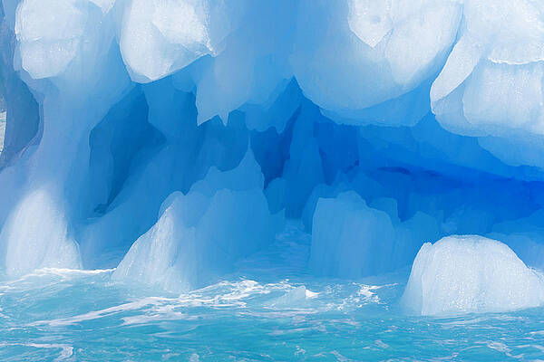Wall Art featuring the photograph South Georgia, Iris Bay, Iceberg by Eastcott Momatiuk