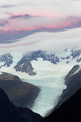 Wall Art featuring the photograph Southern Alps Range And Glaciers At by Eastcott Momatiuk