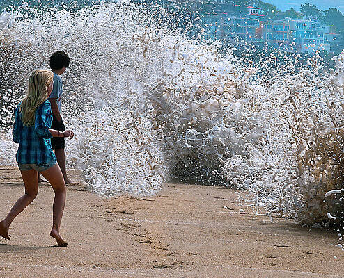 Wall Art featuring the photograph Speaking Of Swim Lessons by Joe Schofield