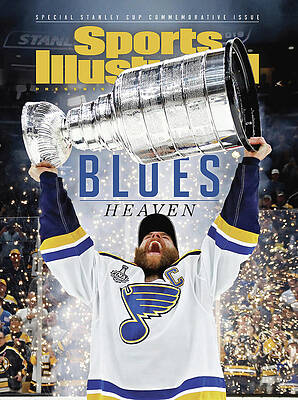 Hockey Player Celebrates Cup Victory Wall Art