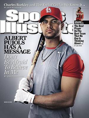 Albert Pujols Sports Illustrated Cover Photograph
