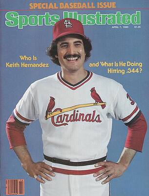 Keith Hernandez on Sports Illustrated Cover Photograph