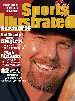 St. Louis Cardinals Photograph - St. Louis Cardinals Mark Mcgwire, 1998 Mlb Baseball Preview Sports Illustrated Cover by Sports Illustrated