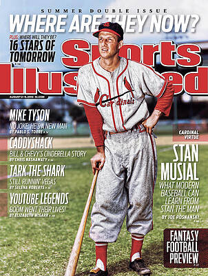 Stan Musial on Sports Illustrated Cover Photograph