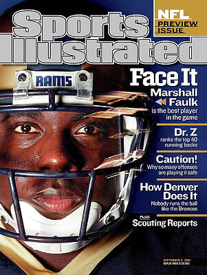 Marshall Faulk Sports Illustrated Cover Wall Art