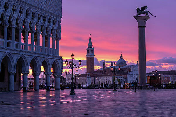 Architecture Wall Art featuring the photograph St Marks Basin,  Venice by Sue Leonard