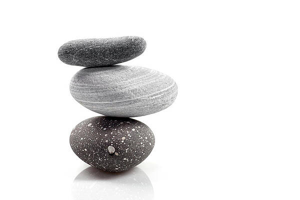 Wall Art featuring the photograph Stacked Stones by Barcin