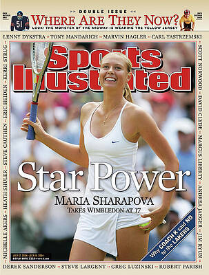Maria Sharapova Wins Wimbledon at 17 Photograph