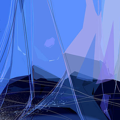 Wall Art featuring the digital art Starboard by Gina Harrison