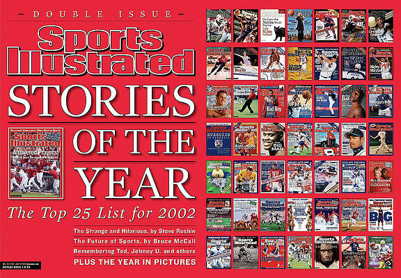 San Francisco Giants Photograph - Stories Of The Year The Top 25 List For 2002... Sports Illustrated Cover by Sports Illustrated