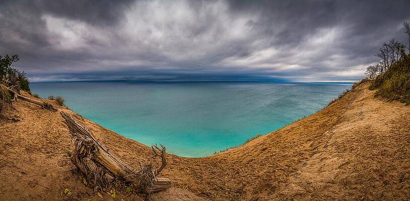 Lake Wall Art featuring the photograph Storm On Pyramid Point by Owen Weber