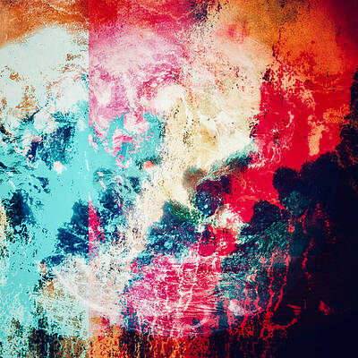 Abstract Digital Art - Storms And Rainbows by Canessa Thomas