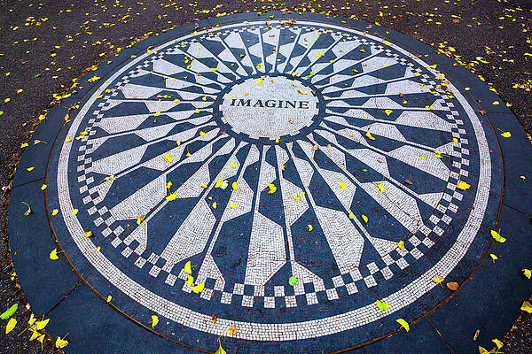 U S Wall Art featuring the digital art Strawberry Fields In Central Park by Claudia Uripos
