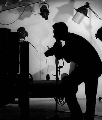 Wall Art featuring the photograph Studio Photographer by Alan Meek