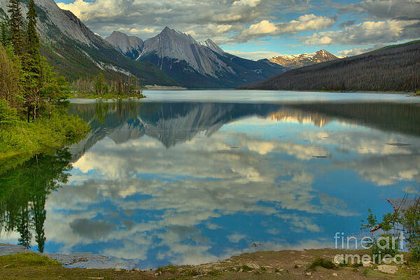 Wall Art featuring the photograph Summer Clouds At Medicine Lake by Adam Jewell