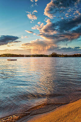 Cloud Wall Art featuring the photograph Summer Shower by Jeff Sinon