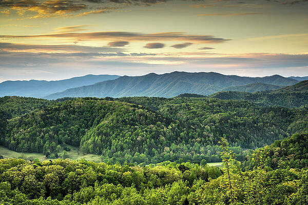Wall Art featuring the photograph Sunrise In The Mountains by Lloyd Gillies