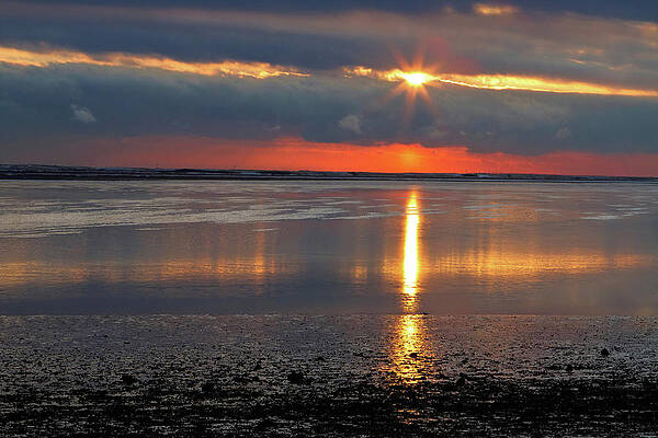 Sunrise Wall Art featuring the photograph Sunrise Over Duxbury Bay II by Steven David Roberts