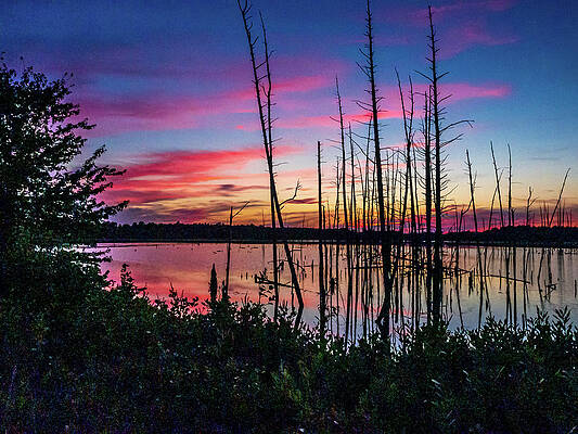 Sky Wall Art featuring the photograph Sunset At Frankin Parker by Louis Dallara