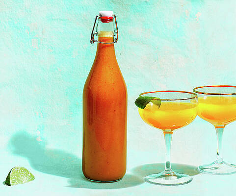 Wall Art featuring the digital art Super Summer Fruit Syrup by Isabel Zapata