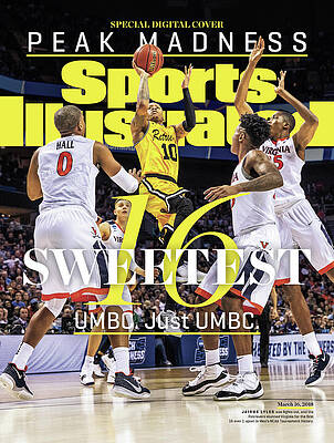 UMBC Historic Basketball Upset Photograph